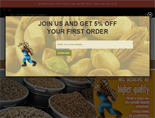 Tablet Screenshot of farmfreshnuts.com